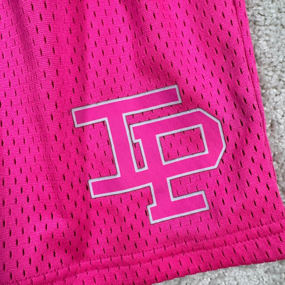 Inaka Power Mesh Shorts Men's Small Pink Athletic Gym Basketball Workout - Picture 4 of 10